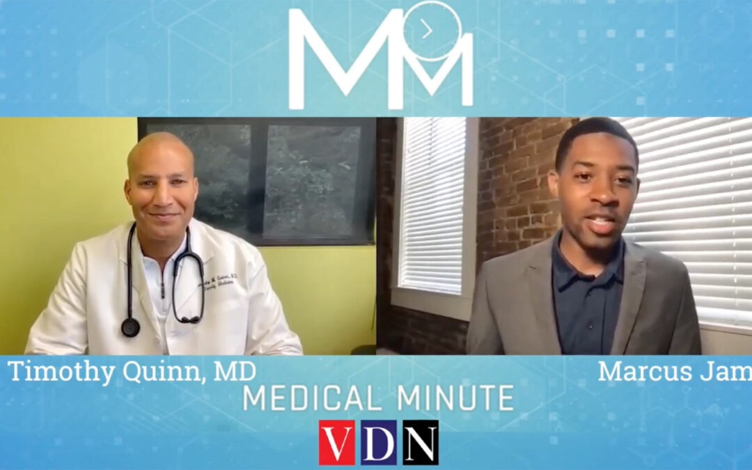 “If you have symptoms, it may be too late.”— Dr. Timothy Quinn, Guest of #MarcusJamesOnTv